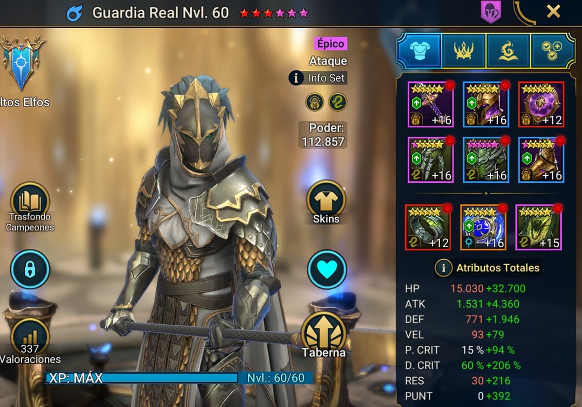 Equipo Guardia Real