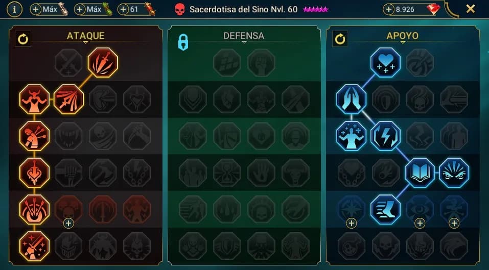 Maestrias de Sacerdotisa del Sino