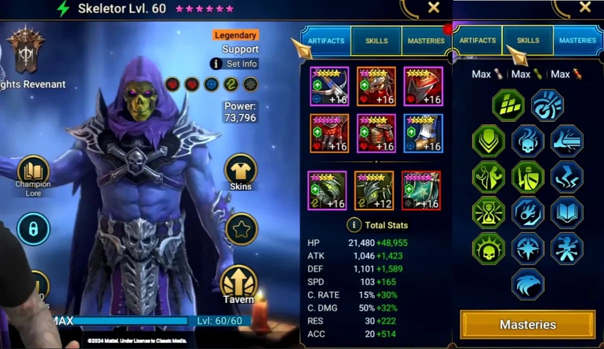 Equipo Skeletor