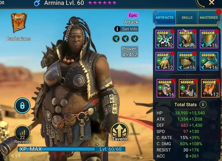 Equipo de Armina