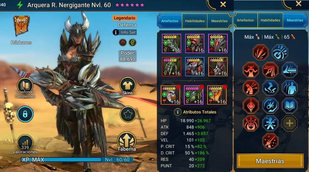 Equipo de Arquera R. Nergigante
