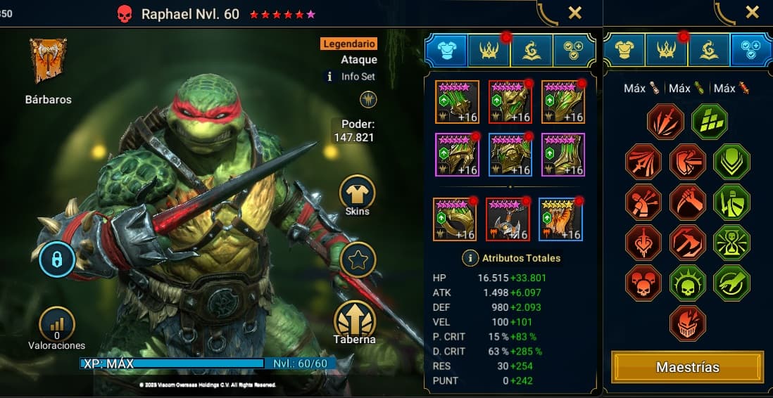 Equipo de Raphael