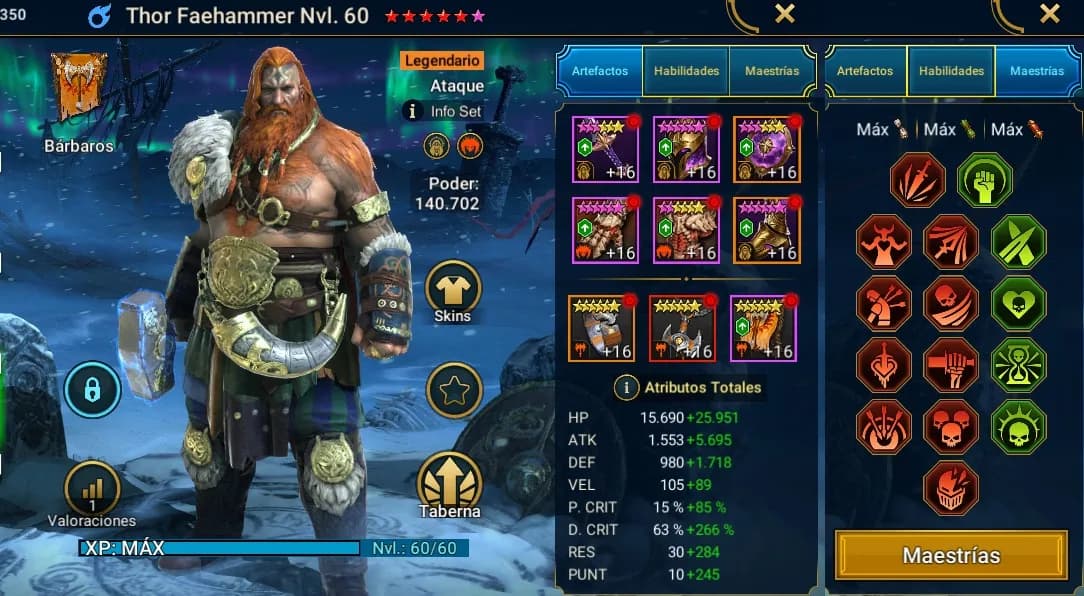Equipo de Thor