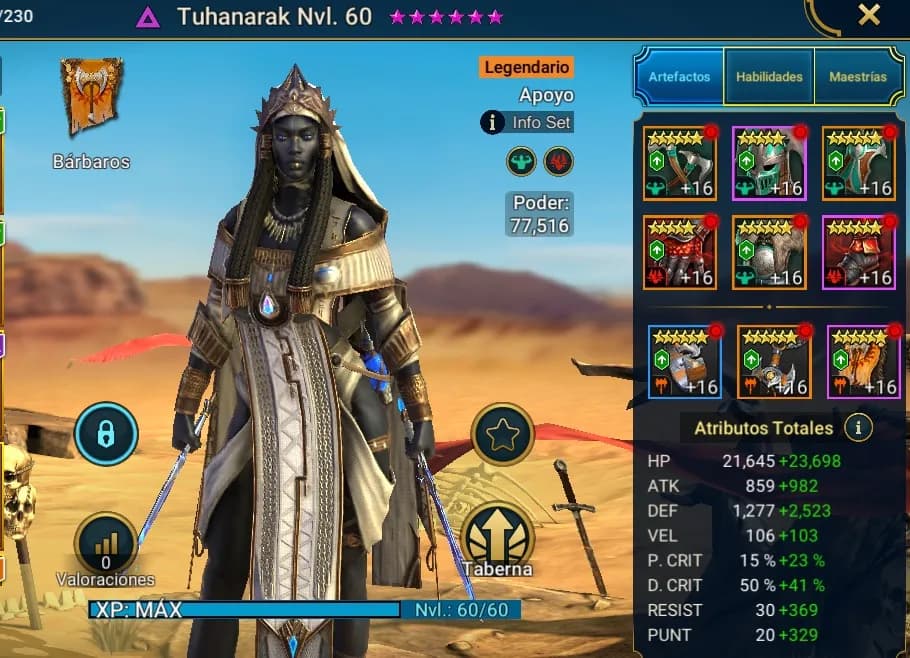 Equipo de Tuhanarak