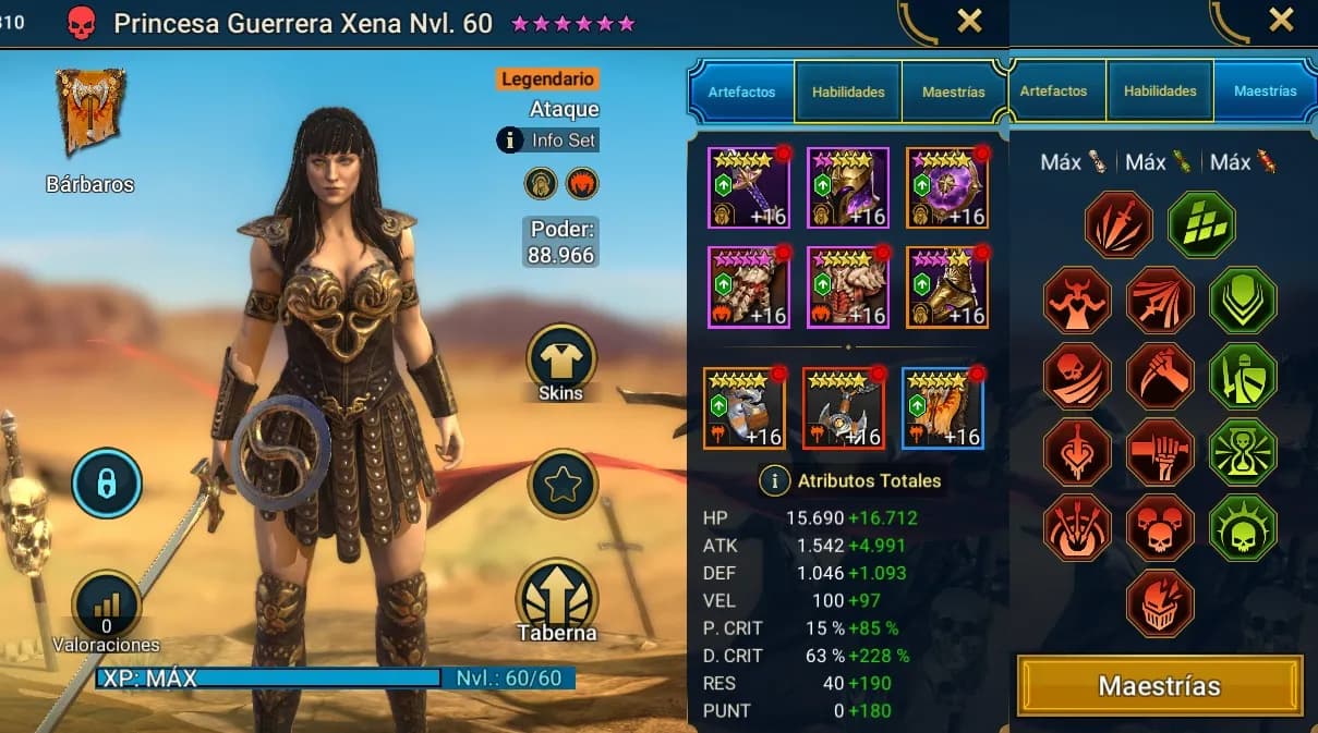 Equipo de Xena