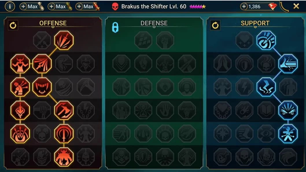 Maestrias de Brakus el Cambiador