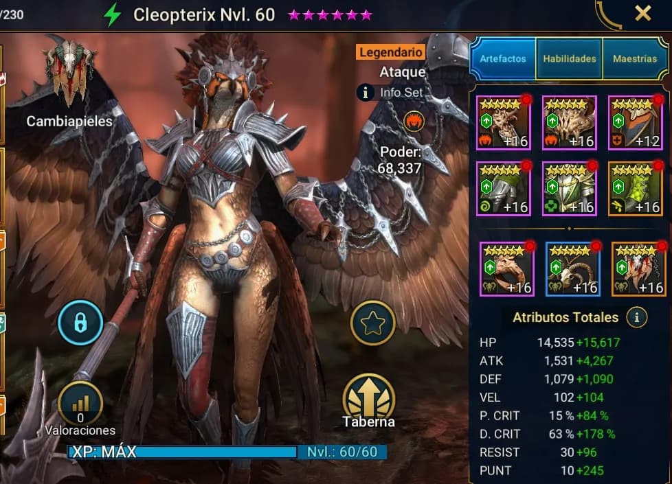 Equipo de Cleopterix