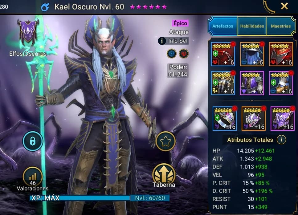 Equipo Kael Oscuro