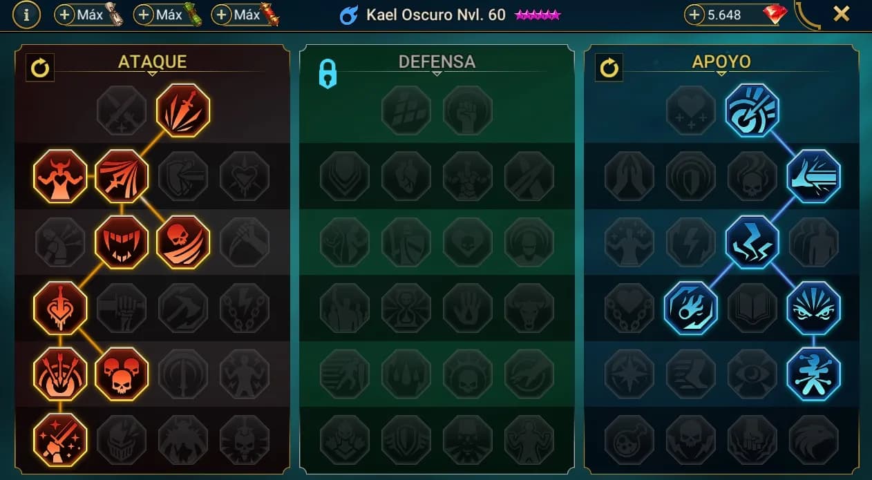 Maestrías Kael Oscuro