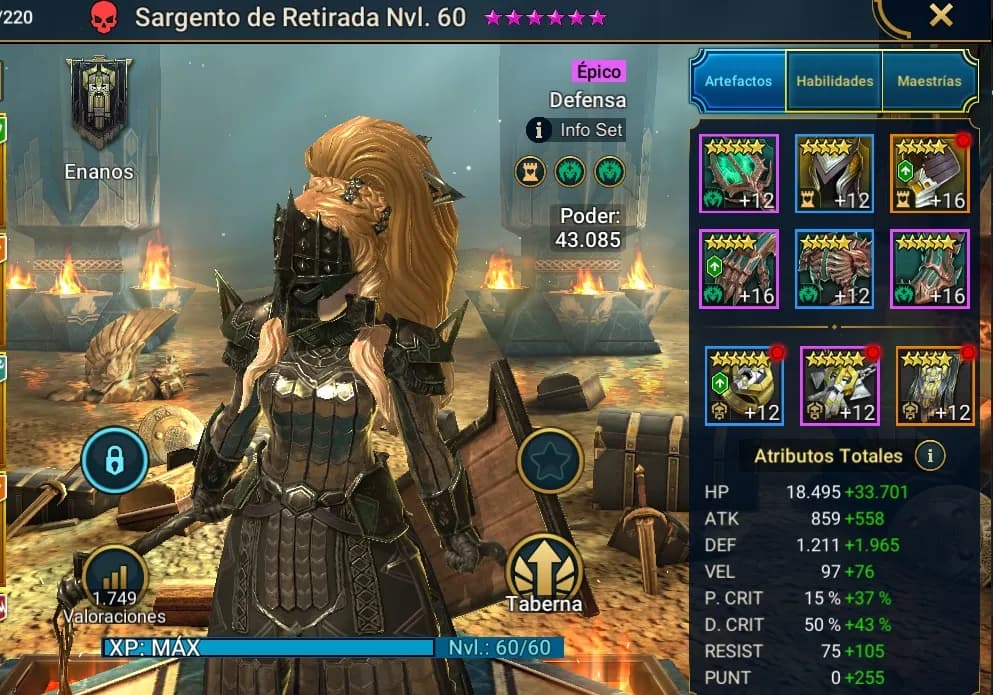 Equipo Sargento de Retirada