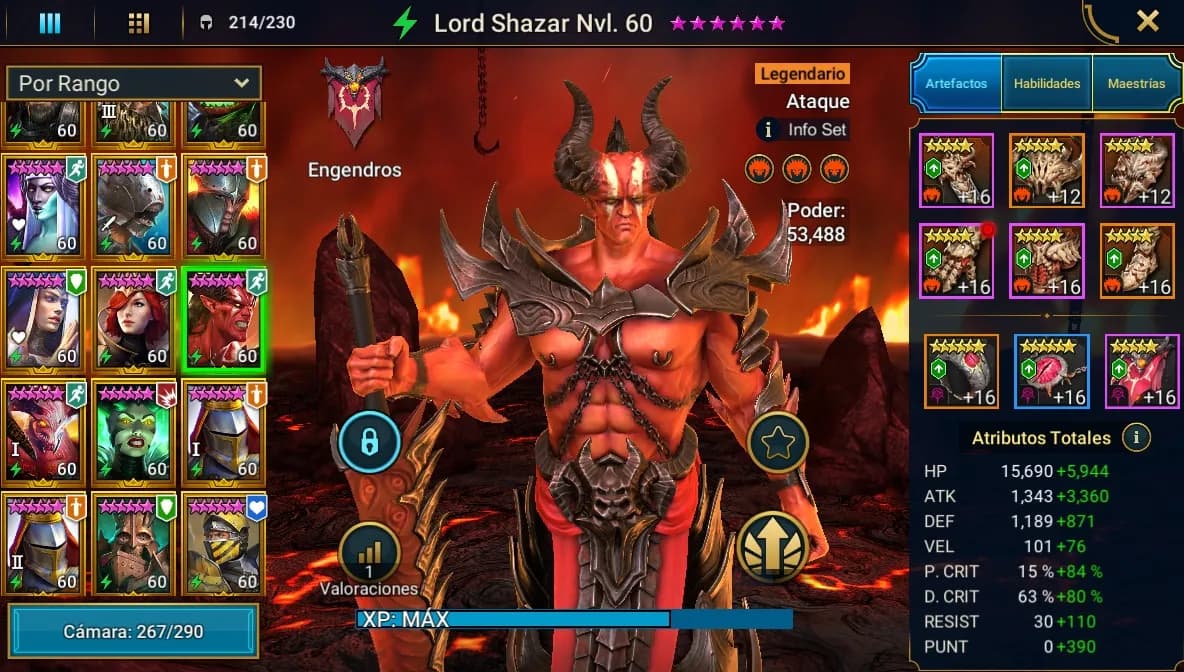 Equipo Lord Shazar