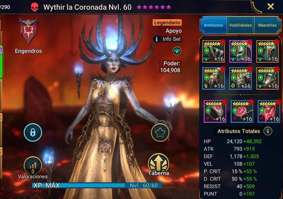 Equipo Wythir
