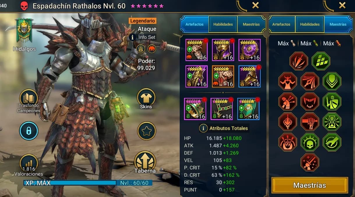 Equipo del Espadachín Rathalos