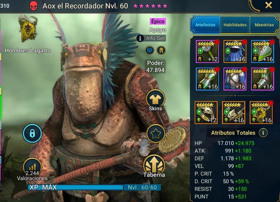 Equipo de Aox