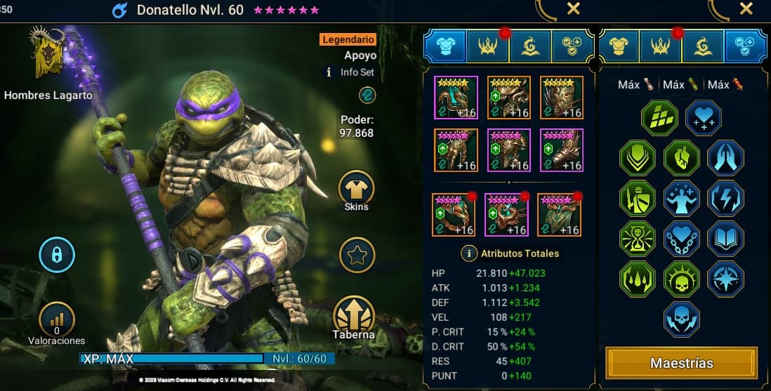 Equipo de Donatello