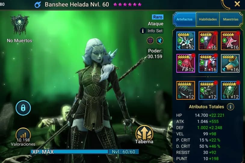 Equipo Banshee Helada