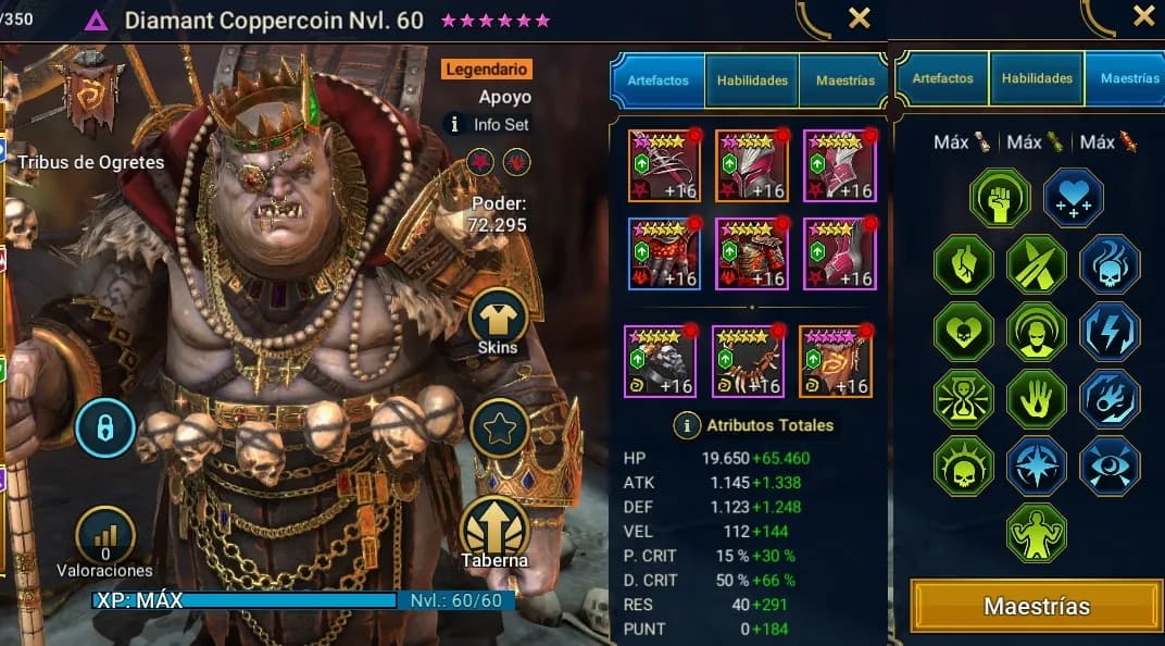 Equipo de Diamant Coppercoin