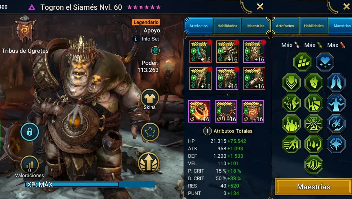 Equipo de Togron el Siamés