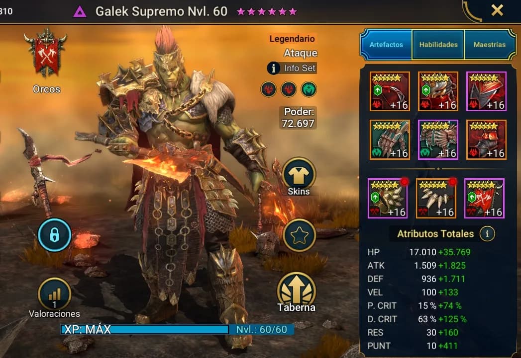Equipo Galek Supremo