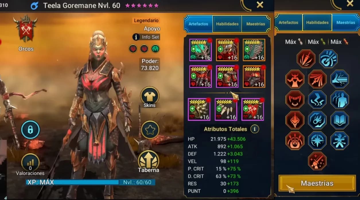 Equipo Teela Goremane