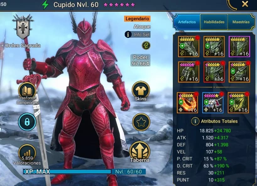 Equipo de Cupido