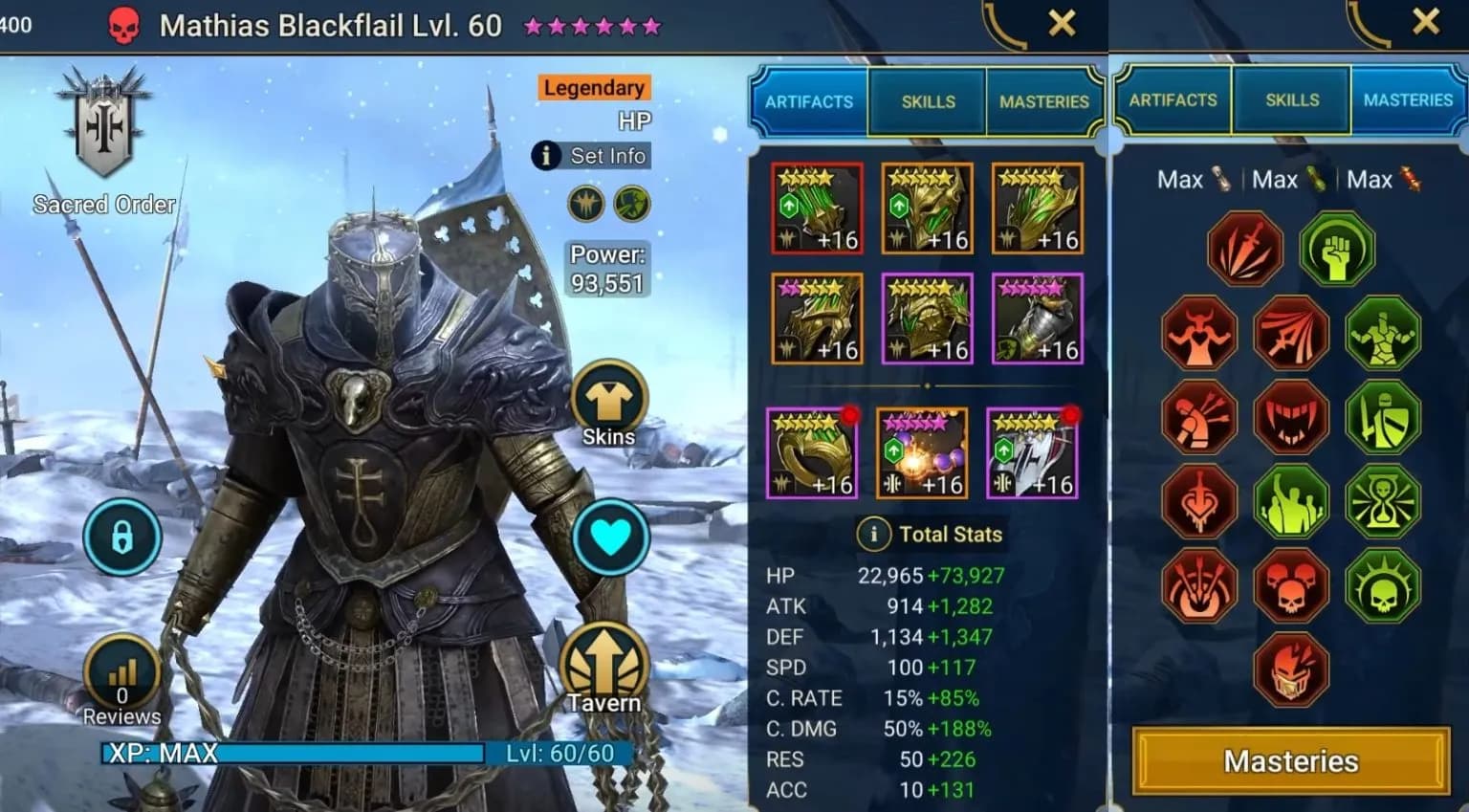 Equipo de Mathias BlackFlail