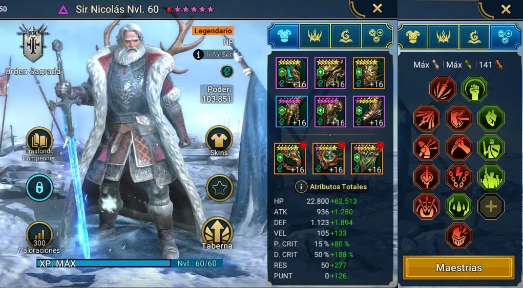 Equipo de Sir Nicolas