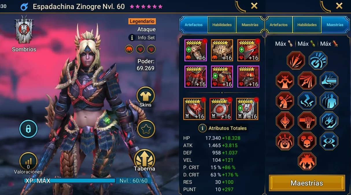 Equipo Espadachina Zinogre