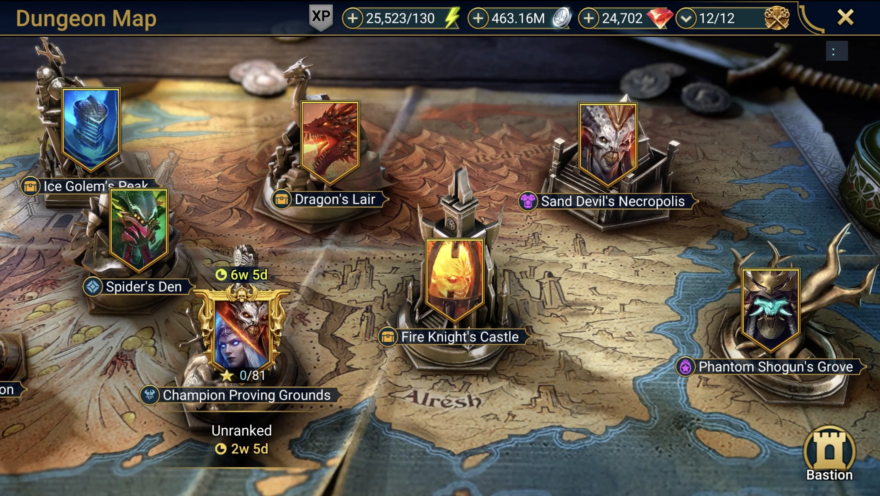 Actualización 11.70: Campo de Pruebas de Campeones