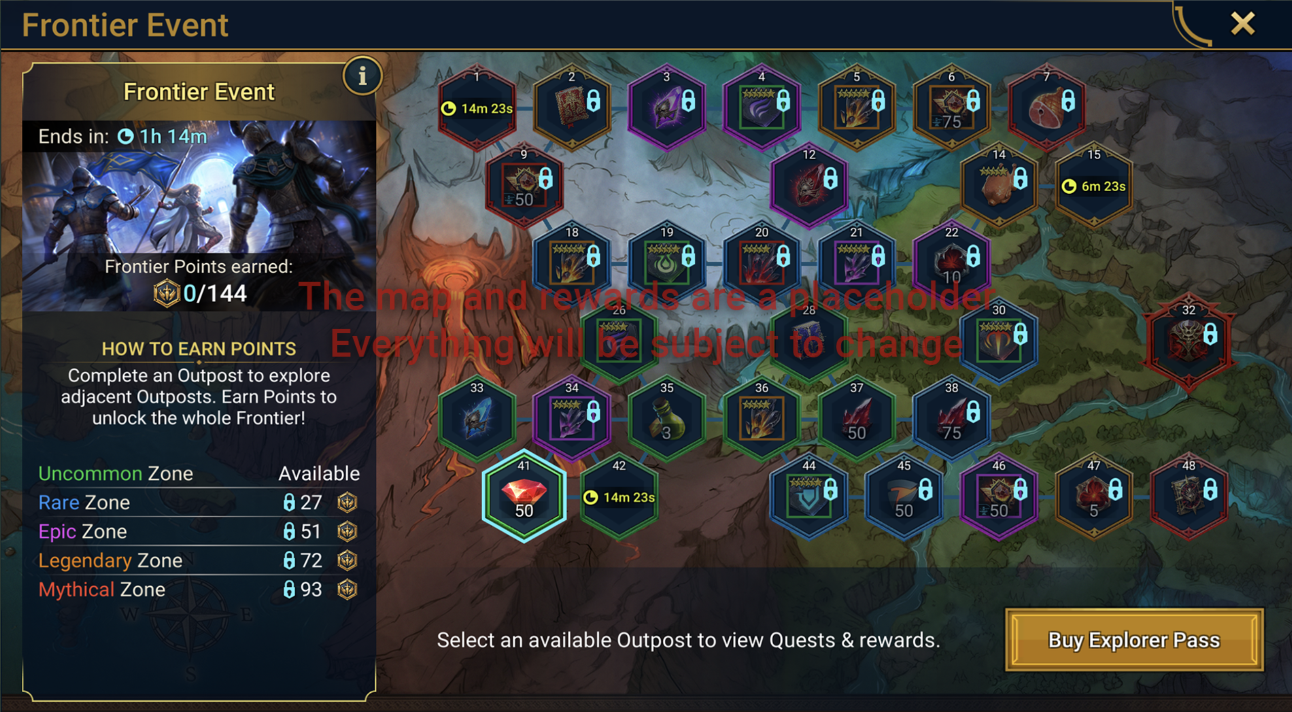Mapa del Evento Frontera