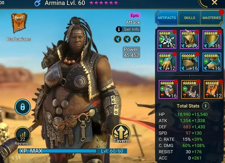 Equipo de Armina