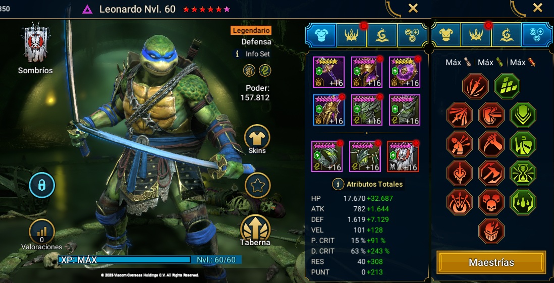 Equipo de Leonardo
